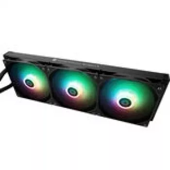 CPU aušintuvas Thermalright Frozen Warframe 420 BLACK ARGB — 140 mm ARGB ventiliatoriai, 420 mm radiatorius
