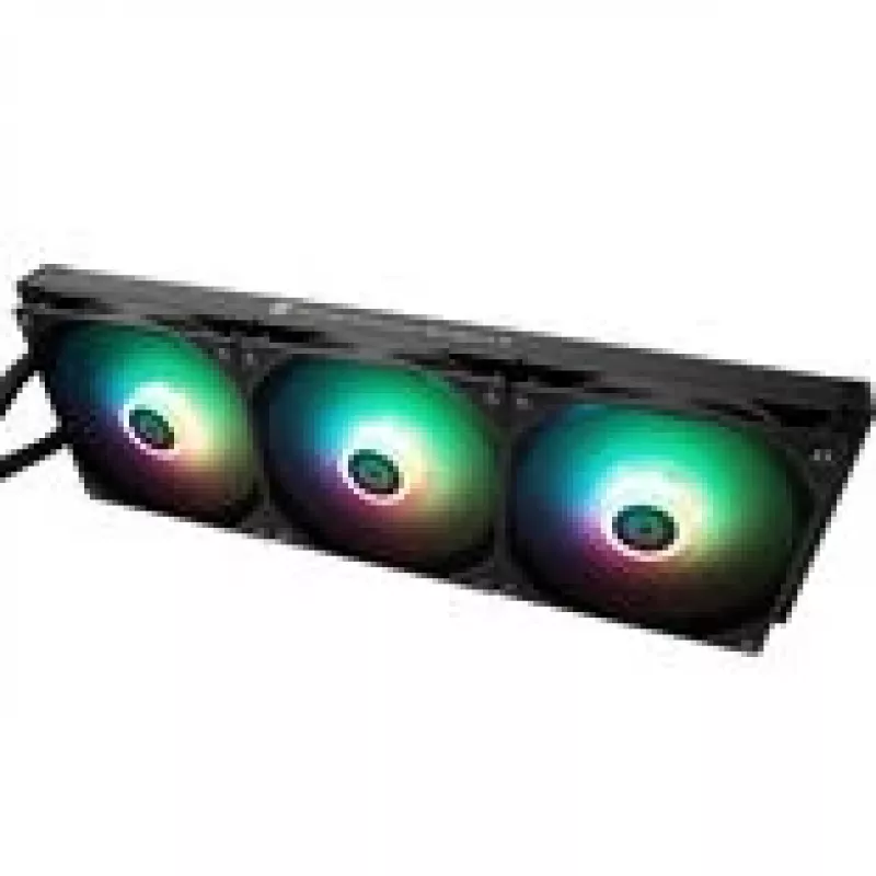 CPU aušintuvas Thermalright Frozen Warframe 420 BLACK ARGB — 140 mm ARGB ventiliatoriai, 420 mm radiatorius