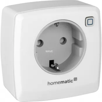 Homematic IP HMIP-PSM-2 išmanusis kištukinis jungiklis su energijos stebėjimu, baltas, IP20, 3680 W