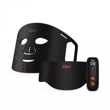 LED veido ir kaklo šviesos terapijos kaukė Silk'n FNLM2PEU001, juoda