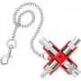 Knipex 00 11 06 universalus valdymo spintos raktas
