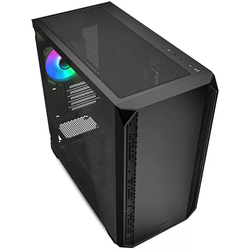 Sharkoon MK2 RGB Micro Tower Juodas
