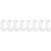 Fellowes – rišimo viela – 10 mm – 297 mm – 34 žiedai – A4 (210 × 297 mm) – 80 lapų – balta – 100 vnt. (53262)
