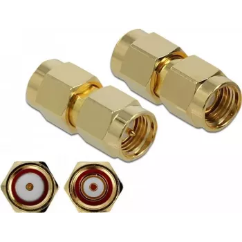 Jungtis DeLOCK 89971 SMA RP-SMA Auksuota