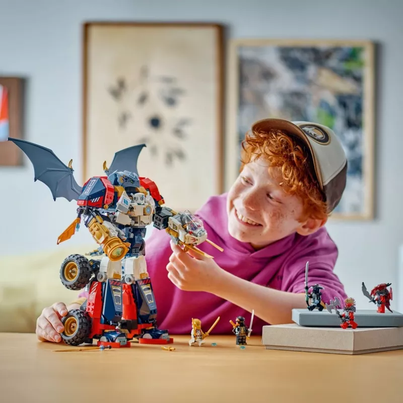 LEGO NINJAGO 71834 Zane's Ultra Combiner Mech – milžiniškas kombinuojamas robotas