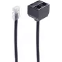 Telefono kabelis ShiverPeaks BS71233-8 0,1 m Juoda