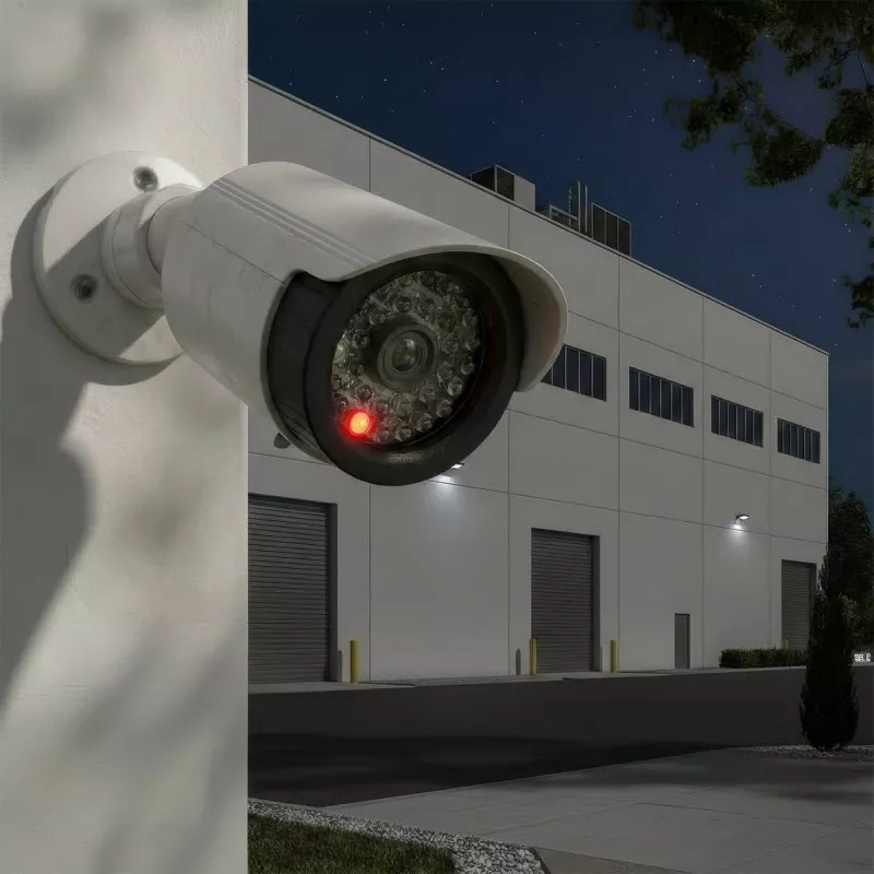 Netikras vamzdinis fotoaparatas su IR šviesos diodais, CEE IR1800 W – neveikiantis stebėjimo imitatorius