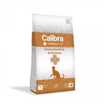 Sausas kačių ėdalas Calibra Veterinary Diets Gastrointestinal & Pancreas, žuvis, 2 kg