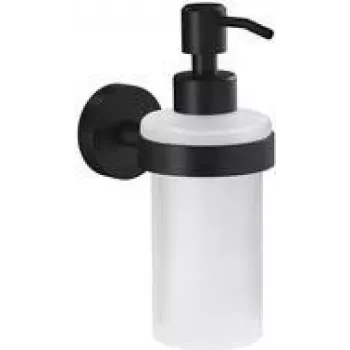 tesa MOON BLACK 40565-00000-00 Dozator muilui 200 ml Juodas (matinis), Stiklas satinuotas