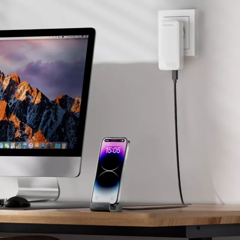 4smarts Įkrovimo Stotelė VoltDock USB-C 60W Pilka (541426)