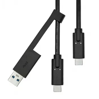 USB-A į USB-C laidas ProXtend USBCWA-001 1 m, juodas, 0,06 kg