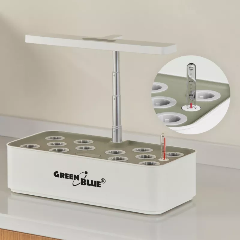 GreenBlue GB133 išmanusis auginimo vazonas SMART pot, 4L, 12 augalų, pilno spektro LED