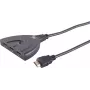 HDMI kabelis ShiverPeaks SP05-02001 0,5 m HDMI A tipas 3×HDMI juodas