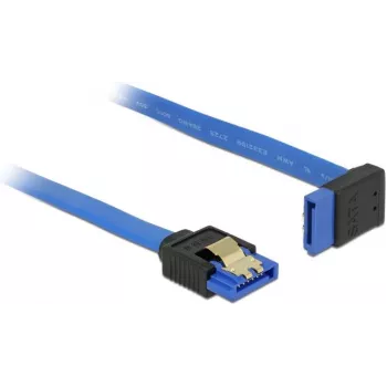 SATA kabelis DeLOCK 84996 0.3 m SATA 7-pin juodas mėlynas