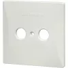 Kathrein ESZ 52 balta 274227 – 2 prievado dengiamoji plokštelė 80×80 mm