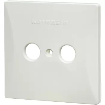 Kathrein ESZ 52 balta 274227 – 2 prievado dengiamoji plokštelė 80×80 mm