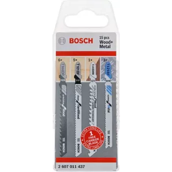 Bosch 2 607 011 437 dėlionės pjūklo diskai, 15 vnt.