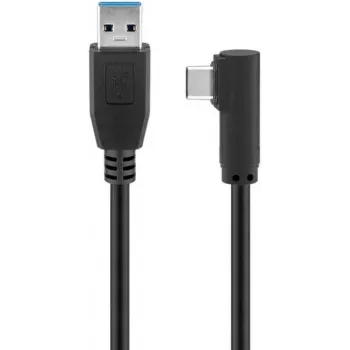Microconnect USB3.1CA2A USB laidas USB 3.2 Gen 1 (3.1 Gen 1) 2 m USB A USB C juodas