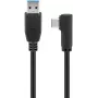 Microconnect USB3.1CA2A USB laidas USB 3.2 Gen 1 (3.1 Gen 1) 2 m USB A USB C juodas