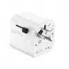 Keliaujantis maitinimo adapteris GEMBIRD TPA-EU1A1C20-01-W 20W, USB-A 18W + USB-C 20W, Schuko kištukas, įėjimas 100–250V