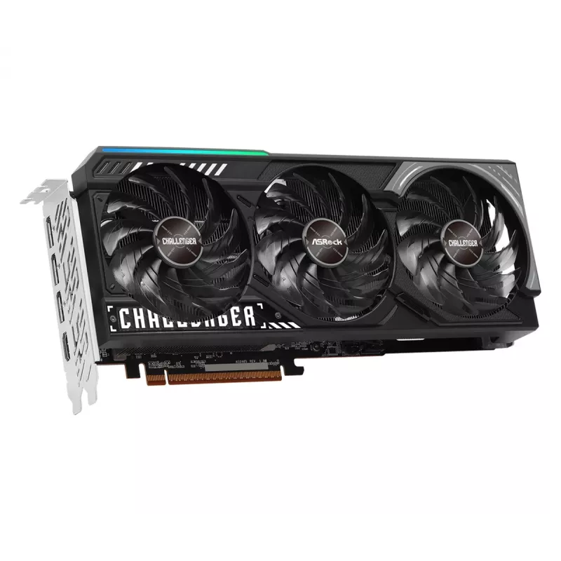 Vaizdo plokštė ASRock Challenger Radeon RX 9070 — 16 GB GDDR6, 256 bit, PCIe 5.0, 3x DisplayPort 2.1a + HDMI 2.1b