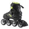 Nils Extreme NH18191 2IN1 riedučiai BLACK/LIME dydis M (34-38) su keičiamomis ledo ritulio pačiūžomis