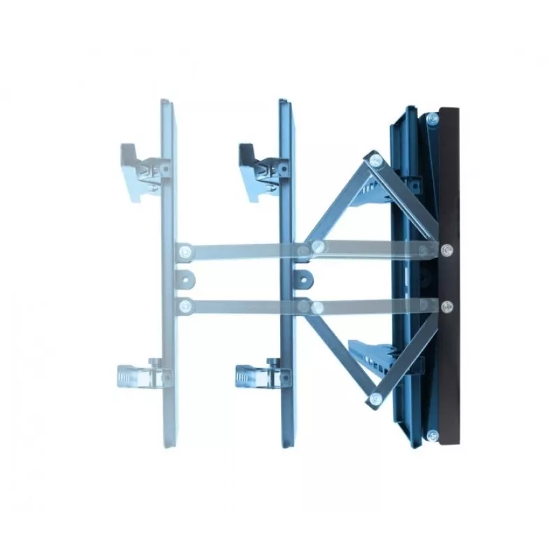 Sieninis TV laikiklis Esperanza TITAN 26–70 colių (66–177.8 cm), pakreipimas ±15°, pasukimas 120°, VESA iki 400×400, maks. apkrova 55 kg, juodas