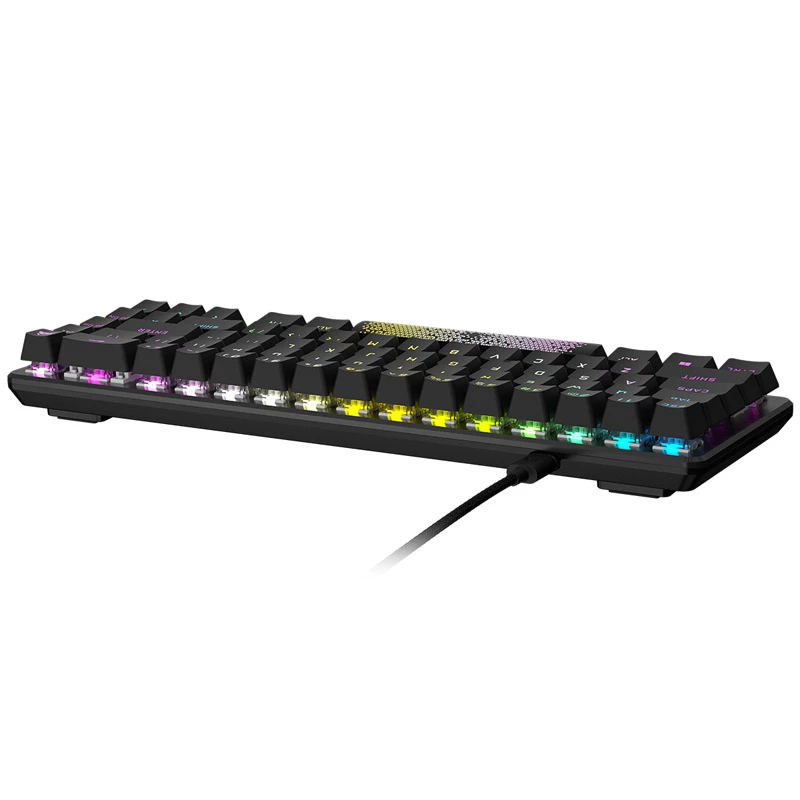 Corsair K65 PRO MINI žaidimų klaviatūra USB QWERTZ vokiška juoda