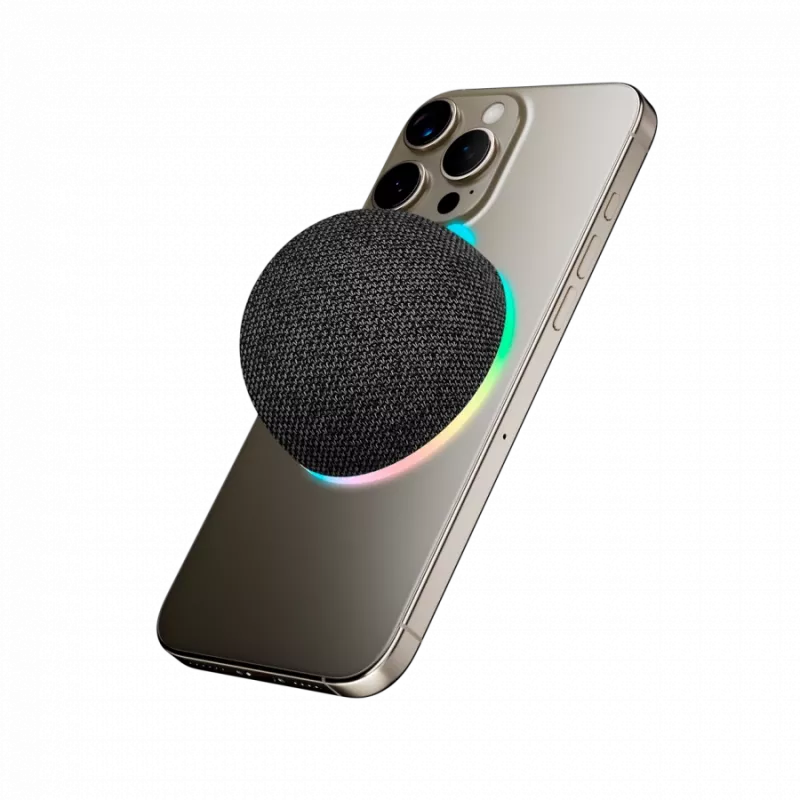 CANYON OnMove 13 nešiojamas Bluetooth garsiakalbis su magnetiniu laikikliu, 5W, juodas