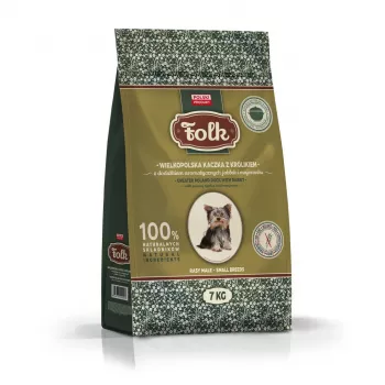 FOLK Small breeds Traditional Greater Poland duck with rabbit, apples and marjoram - sausas šunų maistas - 7kg