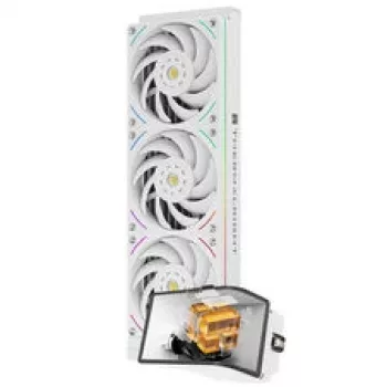 Thermalright Wonder Vision 360 UB ARGB skysčio aušinimo sistema, ARGB, 6,67 inch OLED ekranas – 360 mm, balta