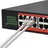 Tinklo jungiklis QOLTEC Gigabit Ethernet PoE 24xRJ45 2xSFP