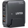 Unitek Desk Charger P1229ABK01-EU 100W su 2× USB-A ir 2× USB-C