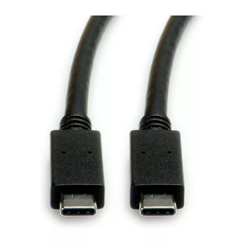 USB laidas ROLINE 11.02.9057 USB 3.2 Gen 2 1m USB-C juodas