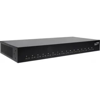 EXSYS EX-11017 16 prievadų USB Type-C įkrovimo stotelė