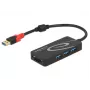 USB šakotuvas DeLOCK 3.0 3 prievadai išorinis + 2 SD lizdai