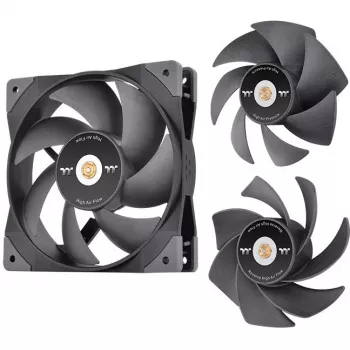 Thermaltake SWAFAN GT12 120mm korpuso ventiliatorius - juodas