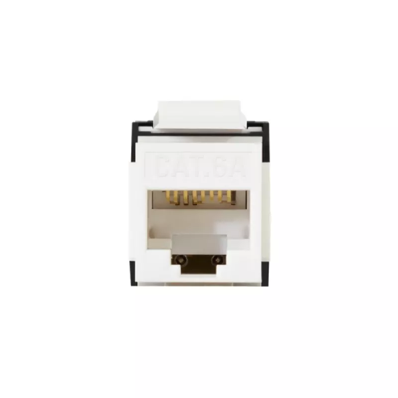 LogiLink NK4066 Keystone modulis, plokščias, juodas/baltas, RJ45