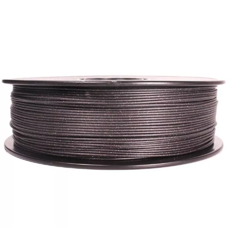 Flashforge PLA filament „Three galaxy“ 1,75 mm 1 kg juodas 3DP-PLA-MX3-01-GBK