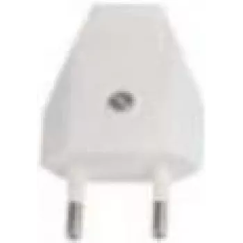 Kištukas Bachmann 900.011, baltas, plastikinis korpusas, 250 V AC, 2,5 A