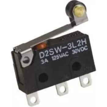 Omron D2SW-3L2H mikrojungiklis 125 V AC 3 A 1× on/(on) 1 vnt. Maišelis