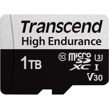 Transcend High Endurance USD350V – „Flash“ atminties kortelė (su SD adapteriu)