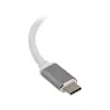 SilverStone SST-EP08C USB 3.1 Type-C adapteris į HDMI/USB Type-C/USB Type-A – sidabrinis