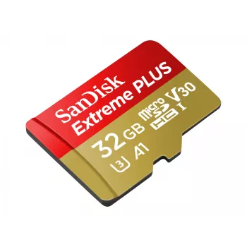 SanDisk Extreme Plus 32GB microSDHC UHS-I U3 V30 SDSQXBG-032G-GN6MA