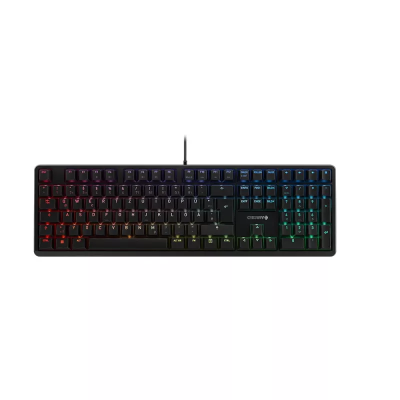 CHERRY G80-3000N RGB klaviatūra universali USB QWERTZ vokiška juoda