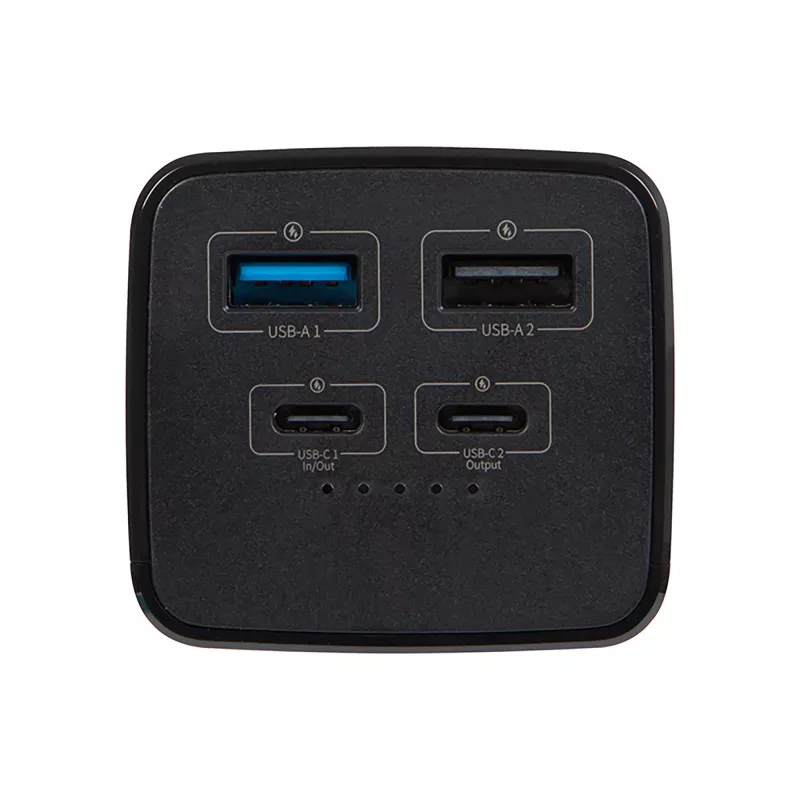 Nešiojamas maitinimo blokas BLOW PB20G 20000mAh PD 65W, USB-C įvestis/išvestis, 2x USB-A išvestys, juodas