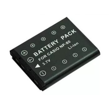 Įkraunama baterija Extra Digital NP-80 / NP-82 3,7 V 1200 mAh fotoaparatams ir nešiojamiems įrenginiams