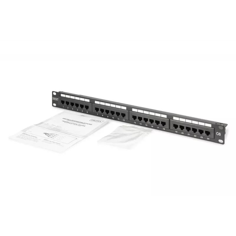 Digitus CAT6 neekranuotas skydinis lizdynas DN-91624U-CR