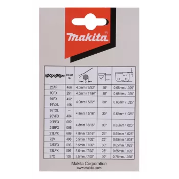 Priedas grandininiam pjūklui Makita 191H12-3 1 vnt.