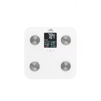 Svarstyklės ETA Personal Scale Lena, balta, 180 kg, 100 g, KMI